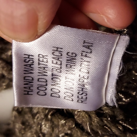 Womens Loden Green Ribbon Knit Sweater, IF Collection, sz XL - Picture 6 of 10